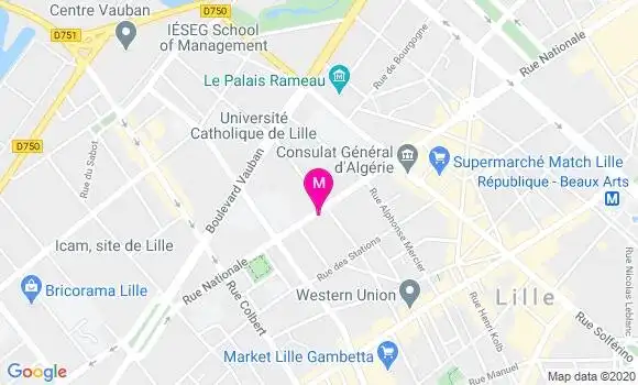 Localisation Dr Audrey Lombart