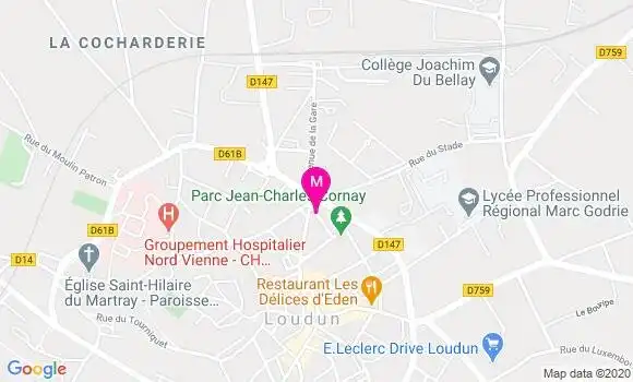 Localisation Dr Michel Baert