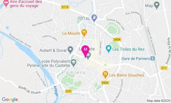 Localisation Dr Philippe Courant
