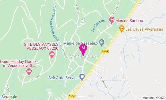 Localisation Dr Sylvie Achard