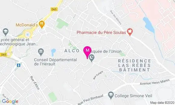 Localisation Dr Hubert Delaygue