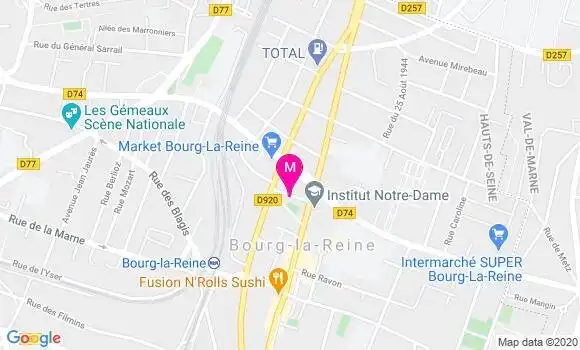 Localisation Dr Christine Derbanne