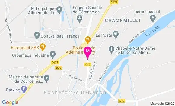 Localisation Dr Isabelle Mailley Fliti