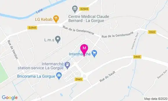 Localisation Dr Isabelle Marechalle
