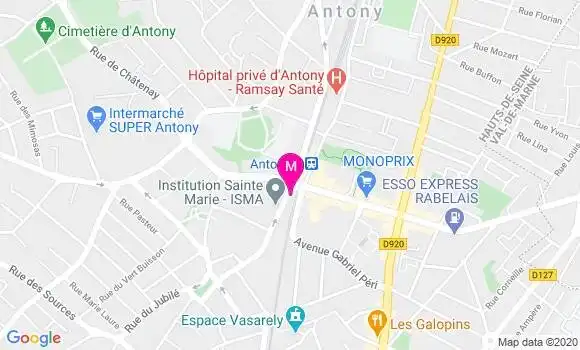 Localisation Dr Jean Paul Aboucaya
