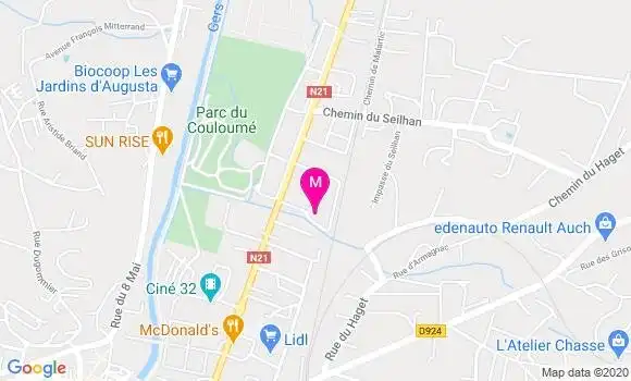 Localisation Dr Jacqueline Lasmènes Busquet