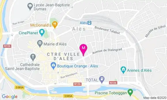 Localisation Dr Christophe Chapon