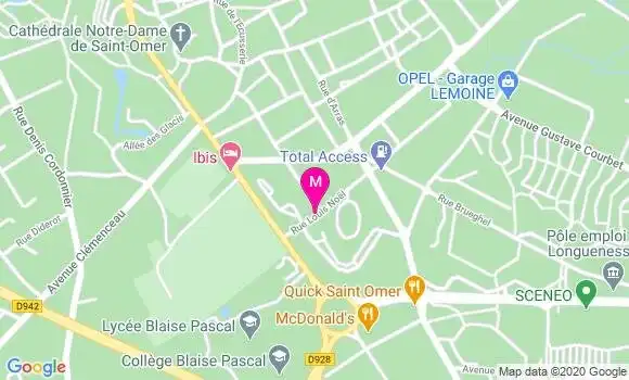 Localisation Dr René Claude Dacquigny