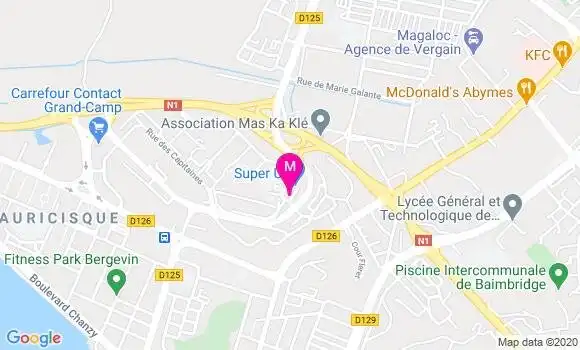 Localisation Dr Marie Laure Lubeth