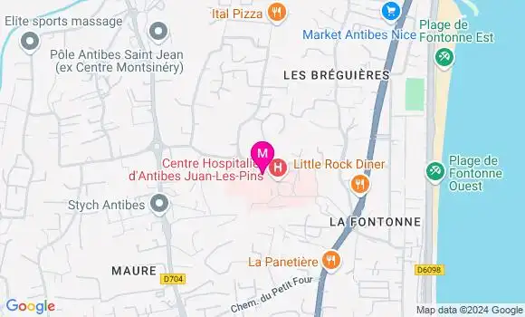 Localisation Dr Aline Staccini Myx