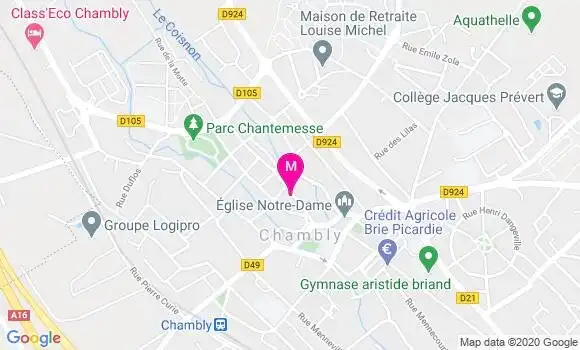 Localisation Dr Claudine Chican