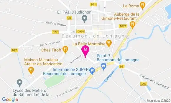 Localisation Dr Michel Piovezan