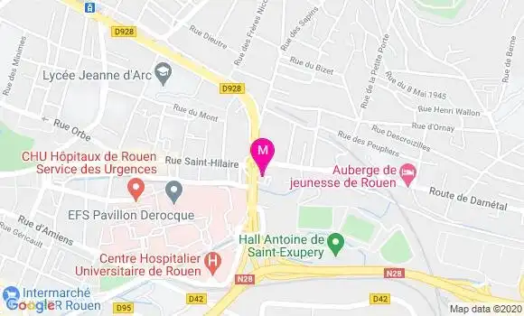 Localisation Dr Pascale Gilbert