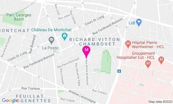 Localisation Dr Catherine Seiller