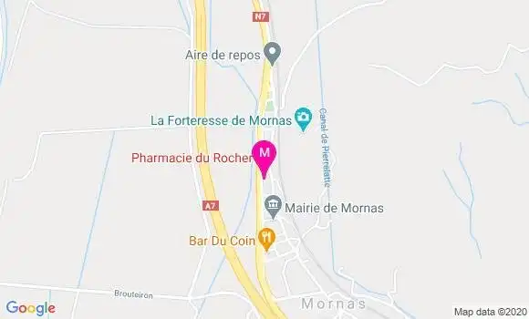 Localisation Dr Anne Bretecher
