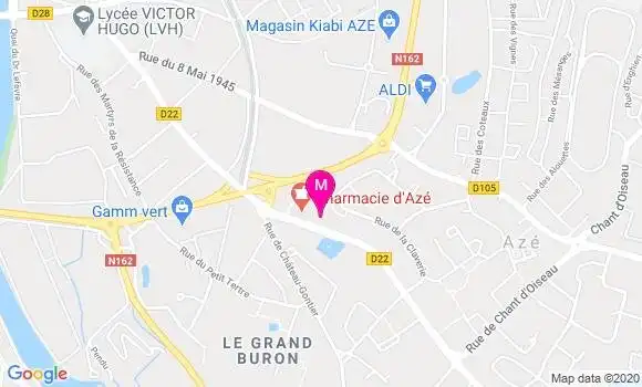 Localisation Dr Denis Gaspard