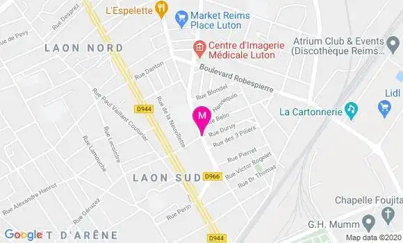 Localisation Dr Marie Ange Perin