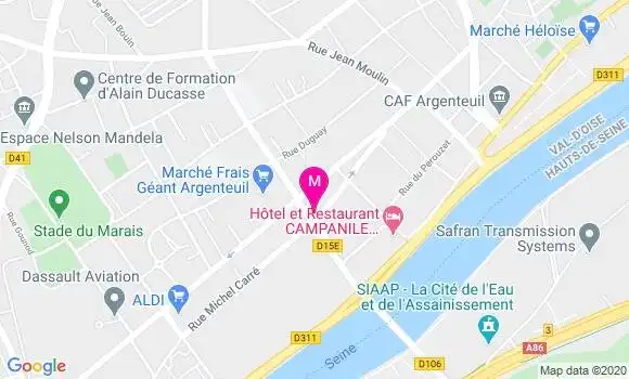 Localisation Dr Philippe Trecherel