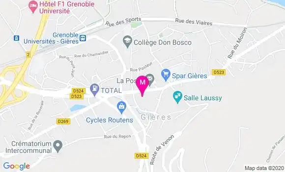 Localisation Dr Maryse Gauchon
