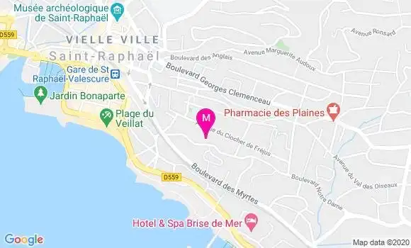 Localisation Dr Cédric Vallier