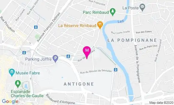 Localisation Dr Céline Claudon