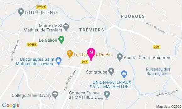 Localisation Dr Bastien Pupile