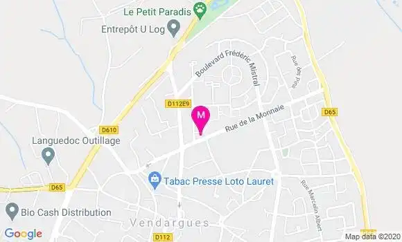 Localisation Dr Virginie Dauris