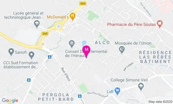 Localisation Dr Christelle Baillet