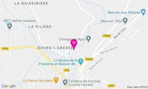 Localisation Dr Isabelle Dufour