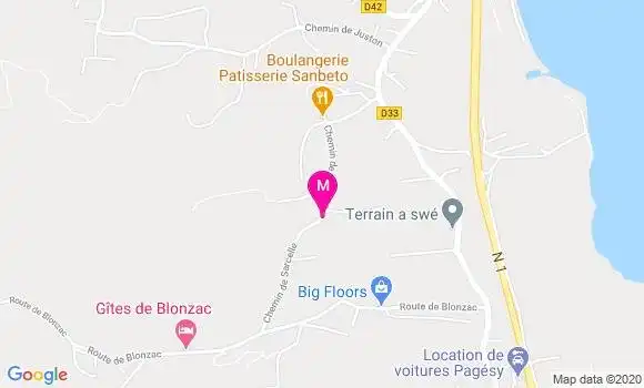 Localisation Dr Steve Ismenoux