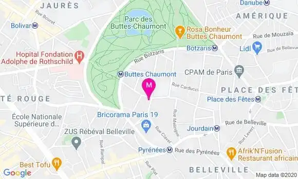 Localisation Dr Brigitte Benoit Gonin