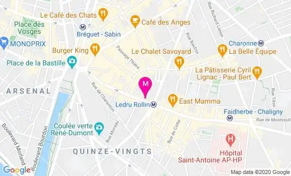 Localisation Dr Arthur Ferrero