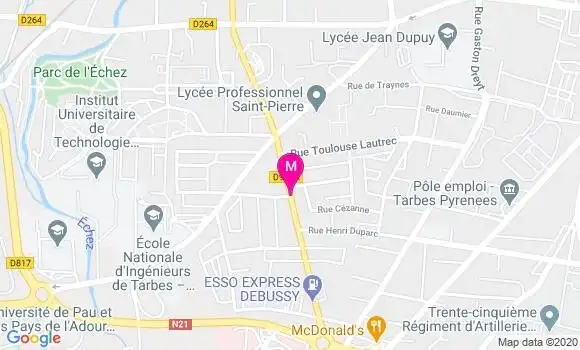 Localisation Dr Laurence Coutanceau Abadie