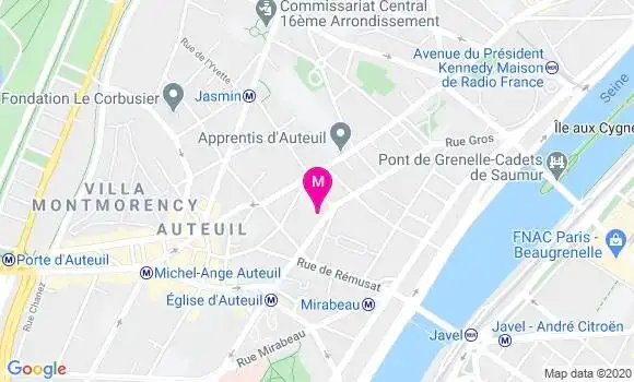Localisation Dr Nathalie Hurtaud