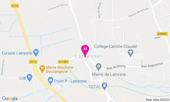 Localisation Dr Emeline Kubica