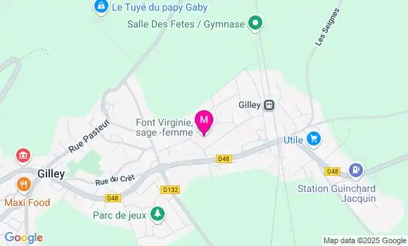 Localisation Dr Pauline Feillet Rochette