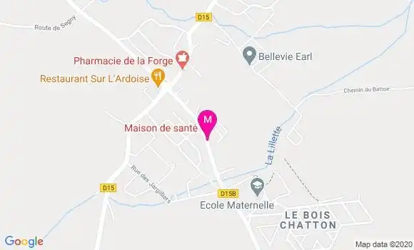Localisation Dr Veronique Brys