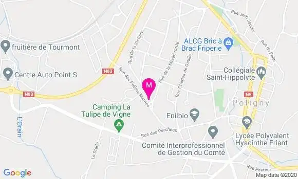 Localisation Dr Louis Antoine Mouchel