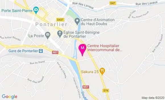 Localisation Dr Clara Mamet Vallin
