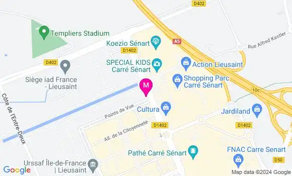Localisation Dr Fanny Poirot