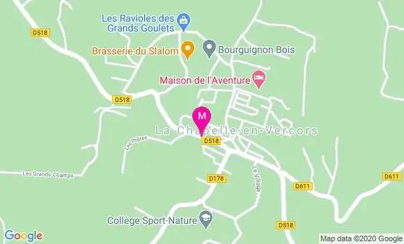 Localisation Dr Justine Delorme