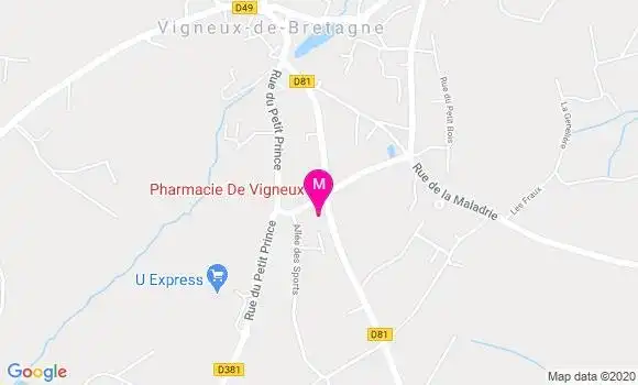 Localisation Dr Benedicte Radenac