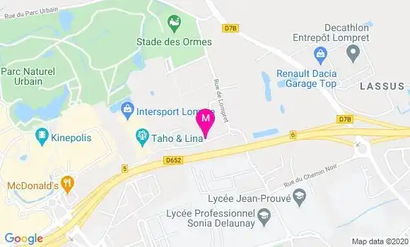 Localisation Dr Marie Jasserand