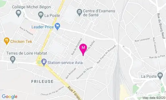 Localisation Dr Benjamin Chambenoit