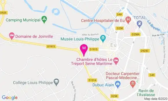 Localisation Dr Nathalie Boucher Lafaye