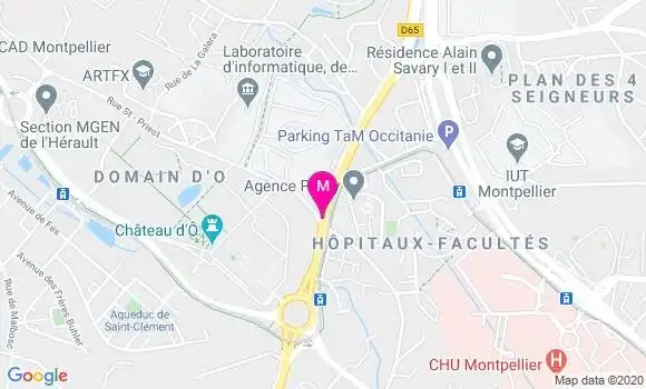 Localisation Dr Fabien Alauzet