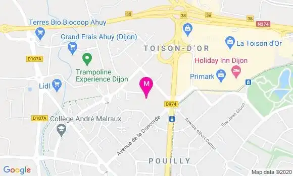 Localisation Dr Thomas Germain
