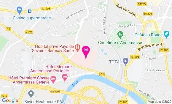 Localisation Dr Amandine Moutte Jannot