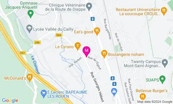 Localisation Dr Romain Chapeau
