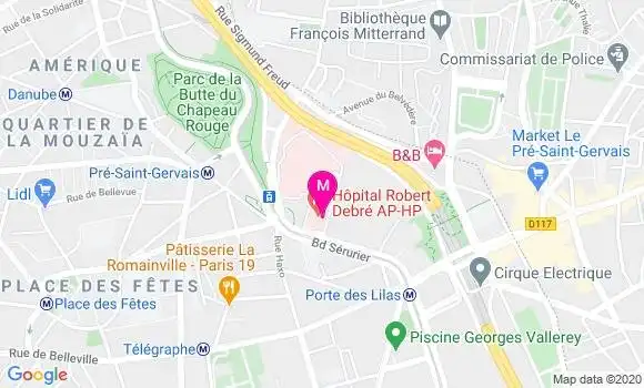 Localisation Dr Chloe Arfeuille